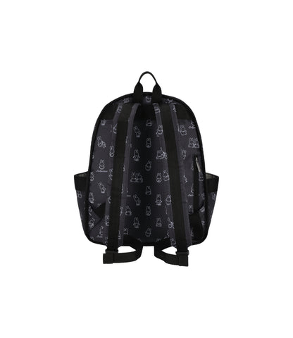 Route Backpack<br>Miffy Black Stencil