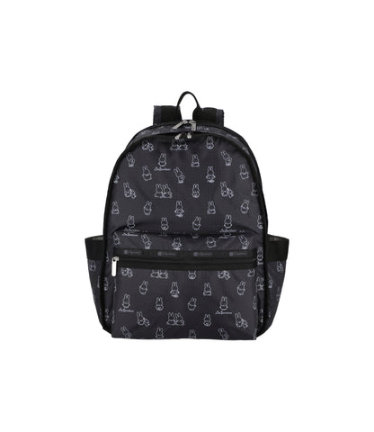 Route Backpack<br>Miffy Black Stencil