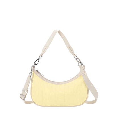 Small Convertible Hobo<br>Citron Deboss