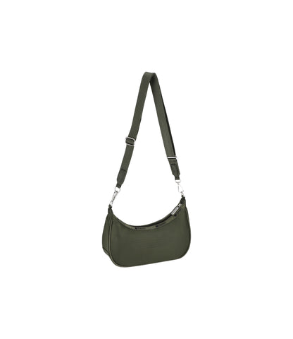 Small Convertible Hobo<br>Dark Olive