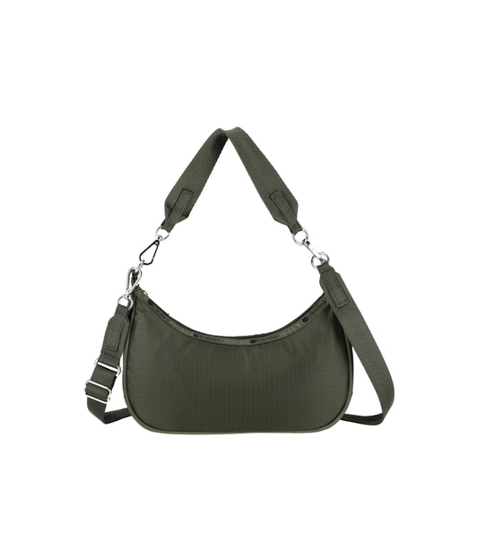 Small Convertible Hobo<br>Dark Olive