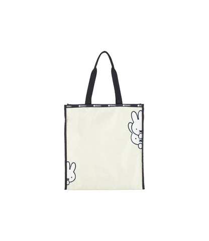 Large Book Tote<br>Miffy Ivory Large Book Tote