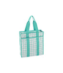 Large Web Book Tote<br>Willow Check