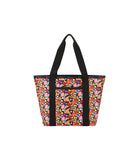 Everyday Zip Tote<br>Painted Garden