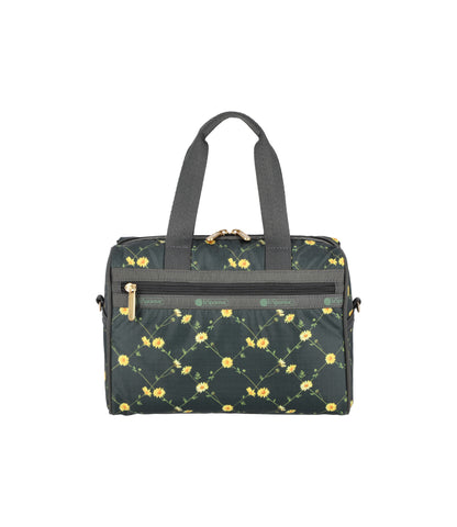 Everyday Small Satchel<br>Daisy Cross Green