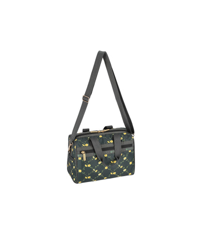 Everyday Small Satchel<br>Daisy Cross Green