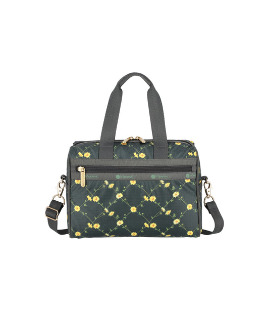 Everyday Small Satchel<br>Daisy Cross Green