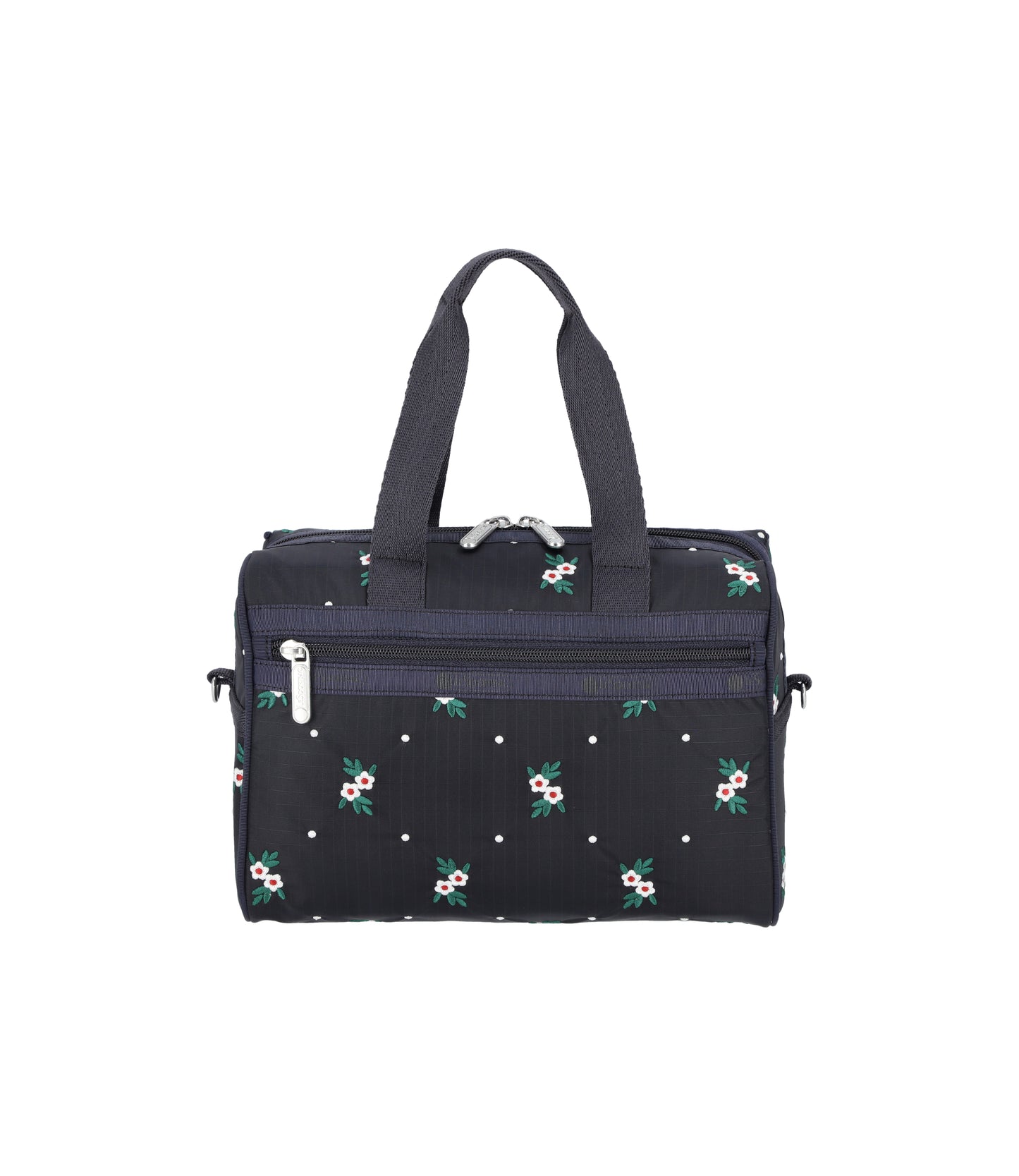 Everyday Small Satchel<br>Floral Lattice Embroidery