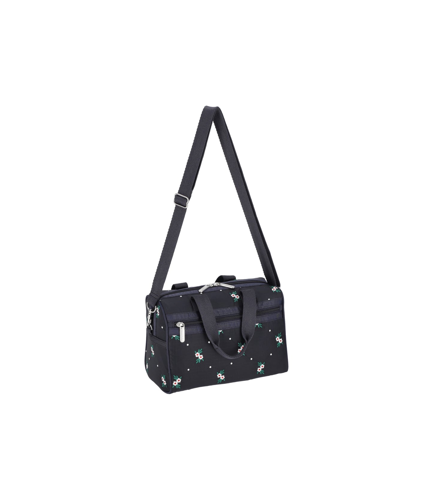 Everyday Small Satchel<br>Floral Lattice Embroidery