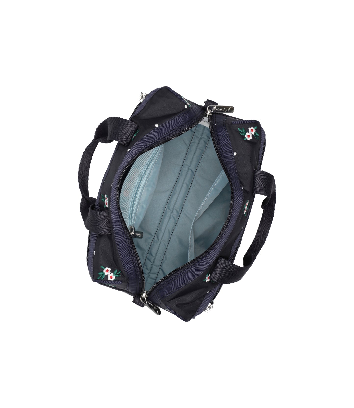 Everyday Small Satchel<br>Floral Lattice Embroidery