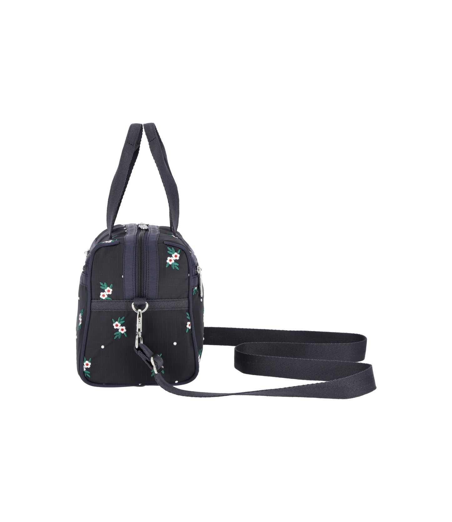 Everyday Small Satchel<br>Floral Lattice Embroidery