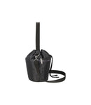 Drawstring Bucket Bag<br>Monogram Jacquard Black