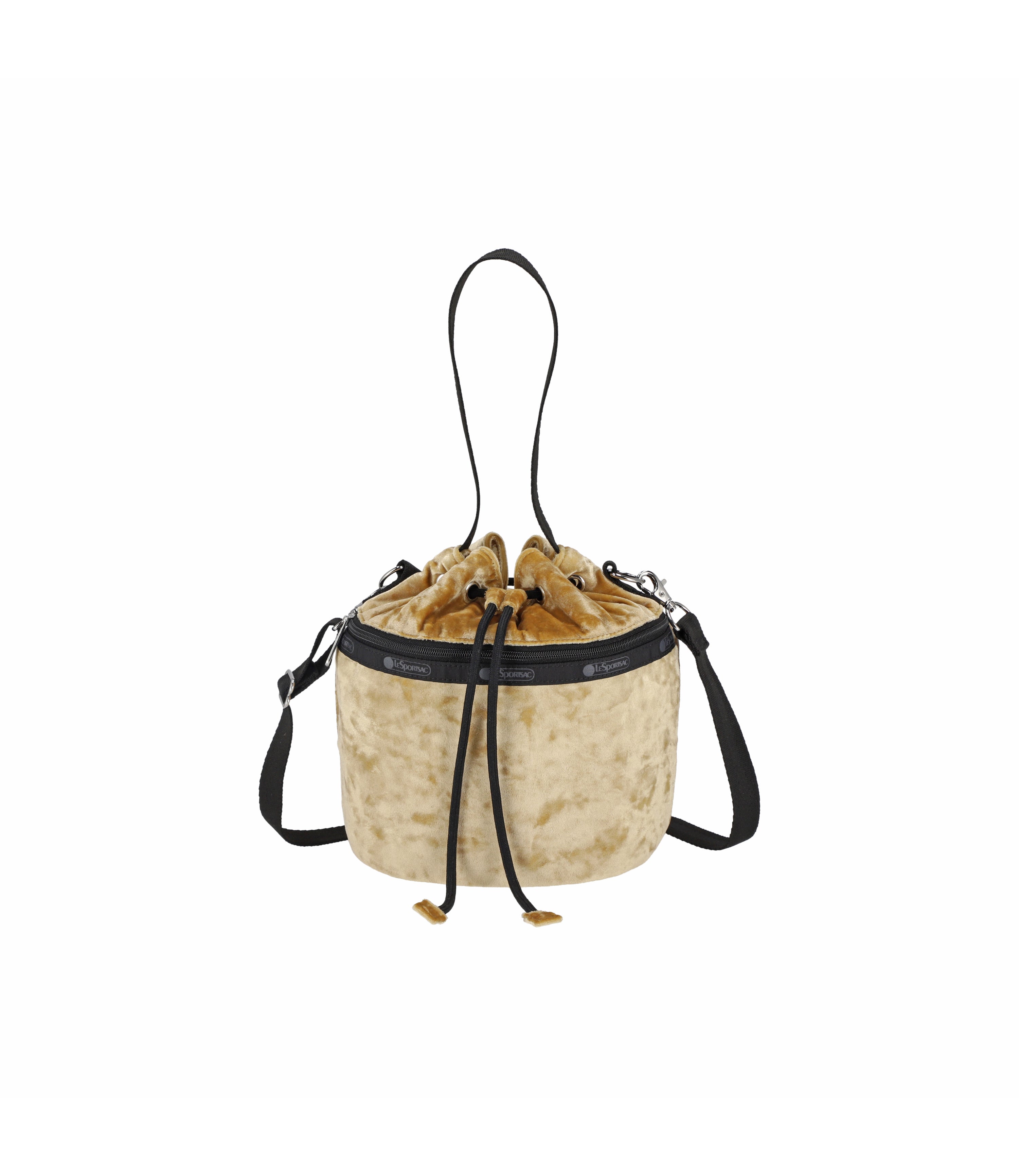 LeSportsac Drawstring Bucket Bag Velour Gold | LeSportsac – LeSportsac ...