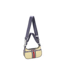 AEC Striped Shoulder Bag<br>Brume De Mer