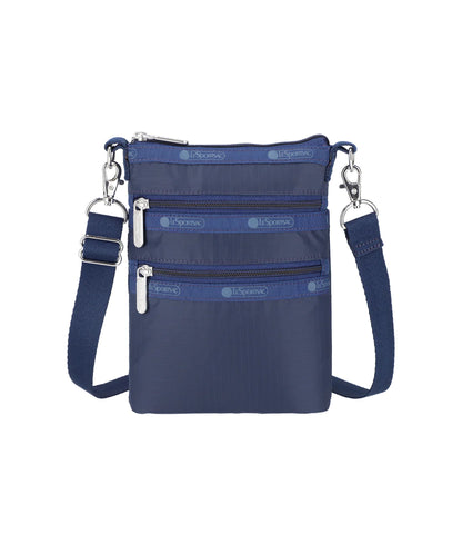 3 Zip Crossbody<br>Coastal Navy