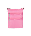 3 Zip Crossbody<br>Fuschia Pink