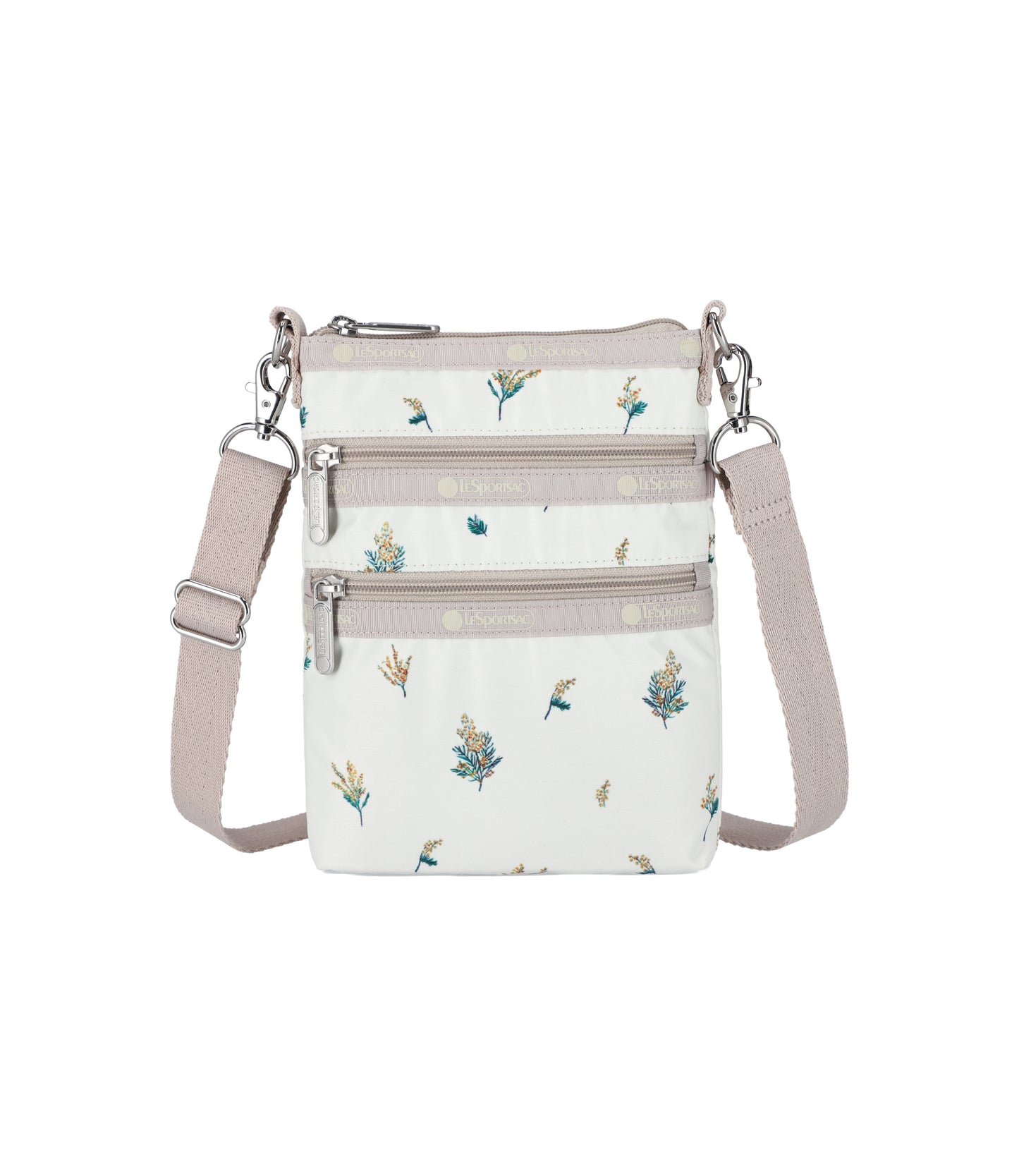 3 Zip Crossbody<br>Mimosa Floral