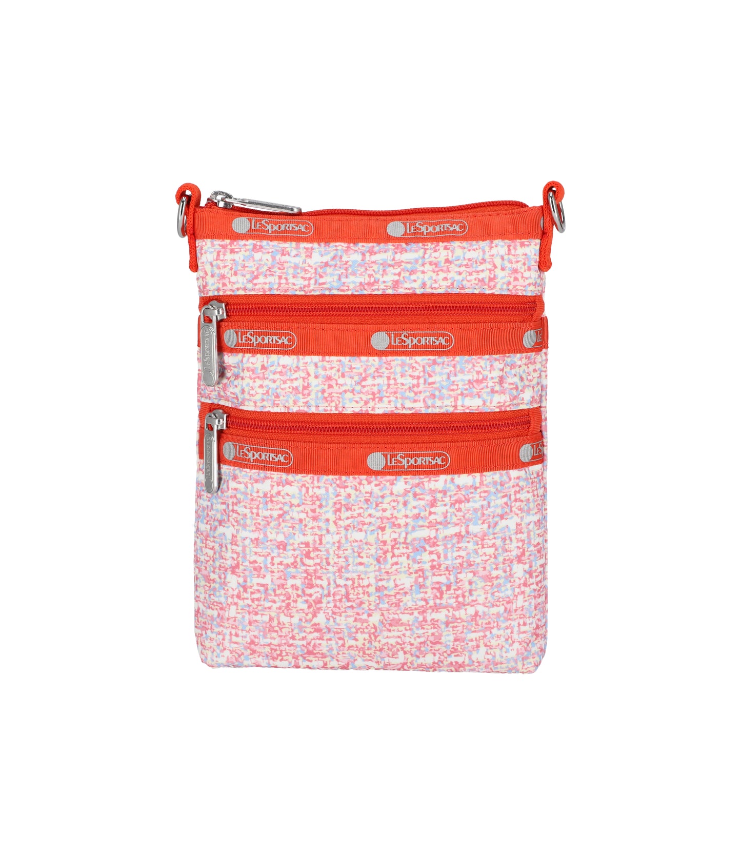 3 Zip Crossbody<br>Weave Pink