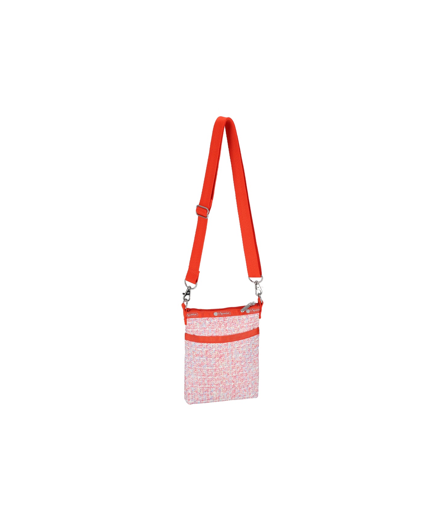 3 Zip Crossbody<br>Weave Pink