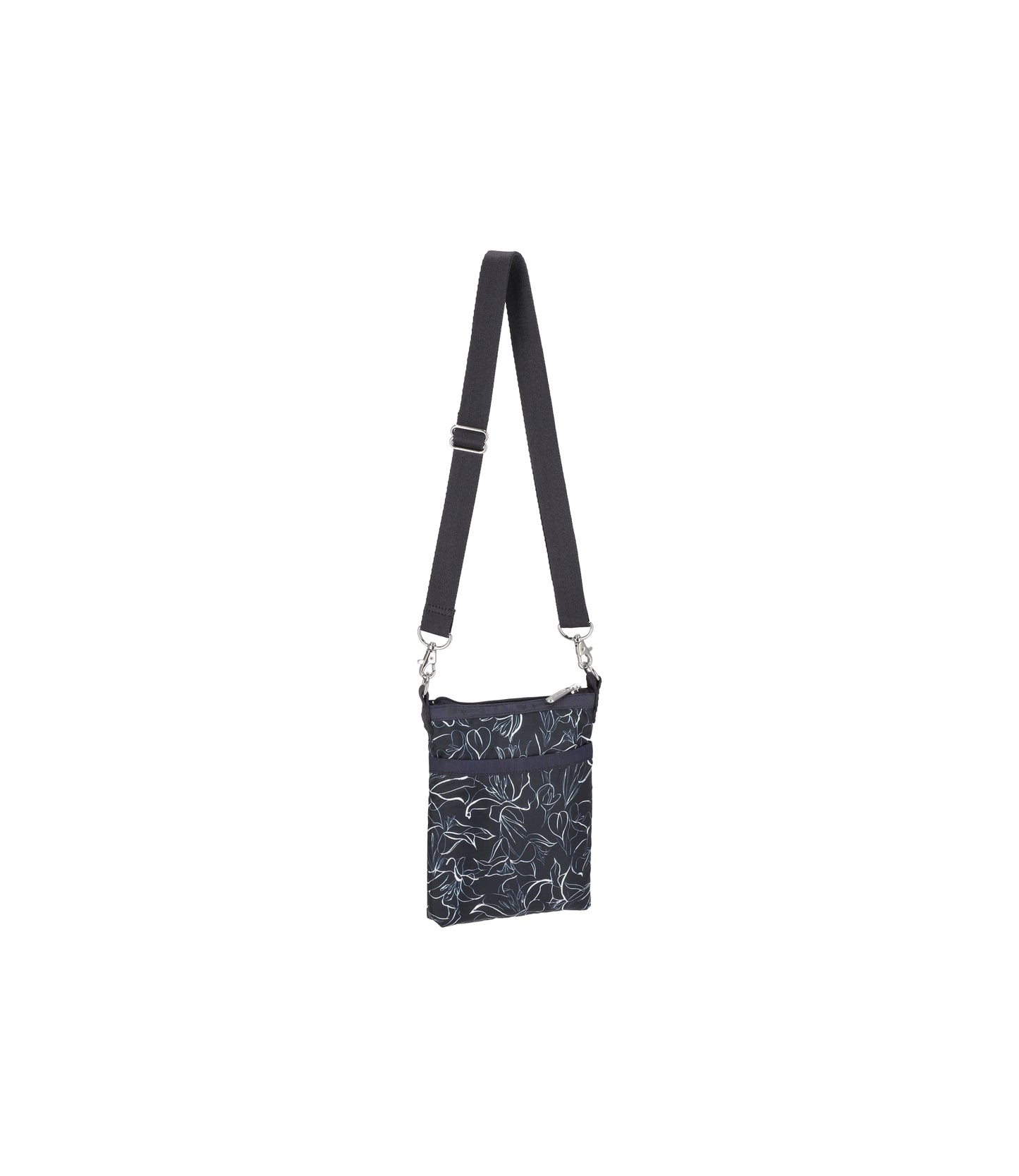 3 Zip Crossbody<br>Sketched Floral Navy