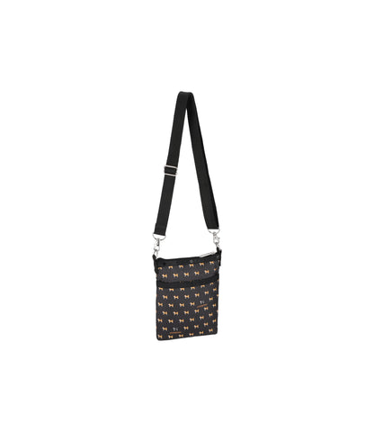 3 Zip Crossbody<br>Shiba Pixel