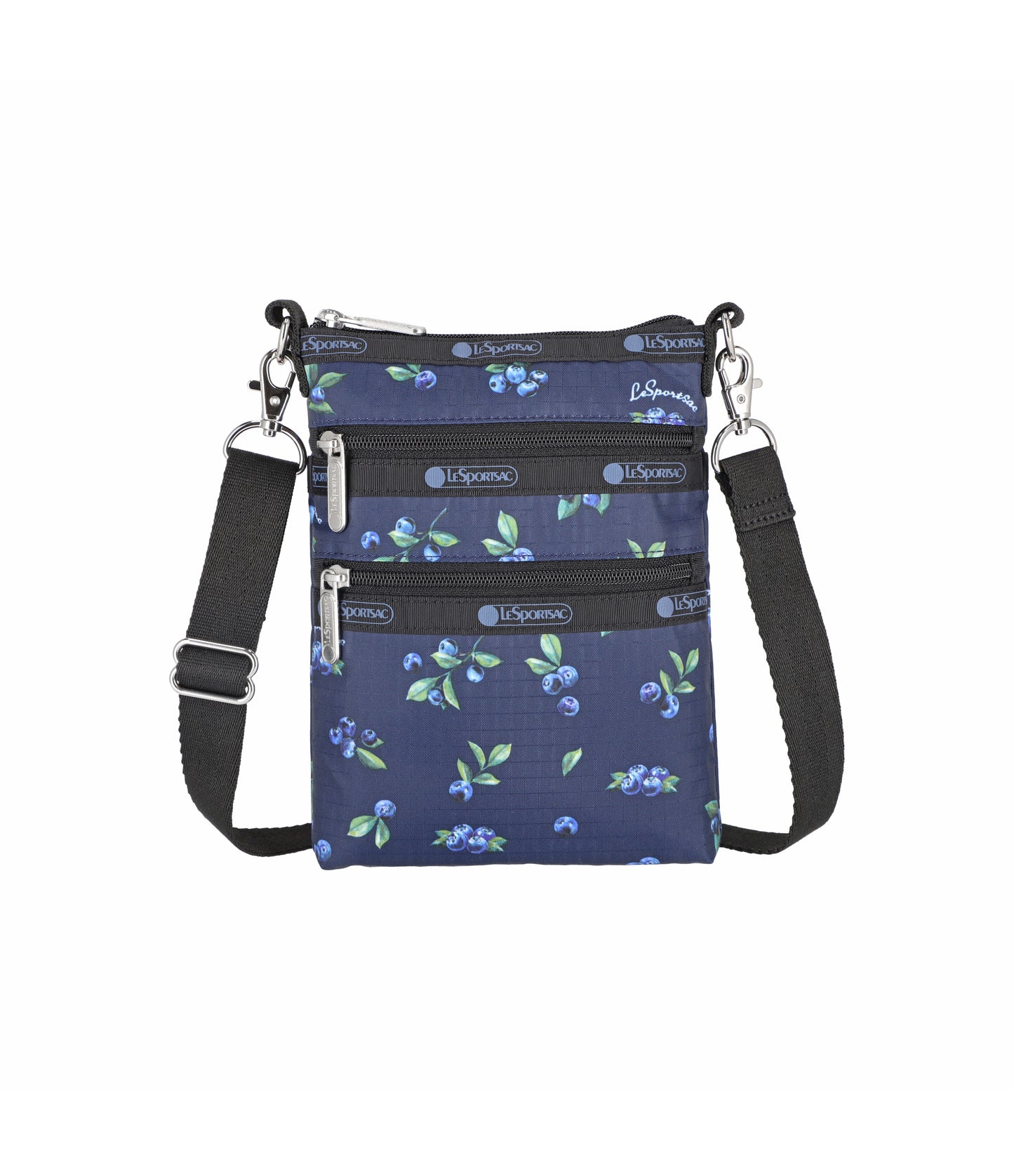 3 Zip Crossbody<br>Very Berry