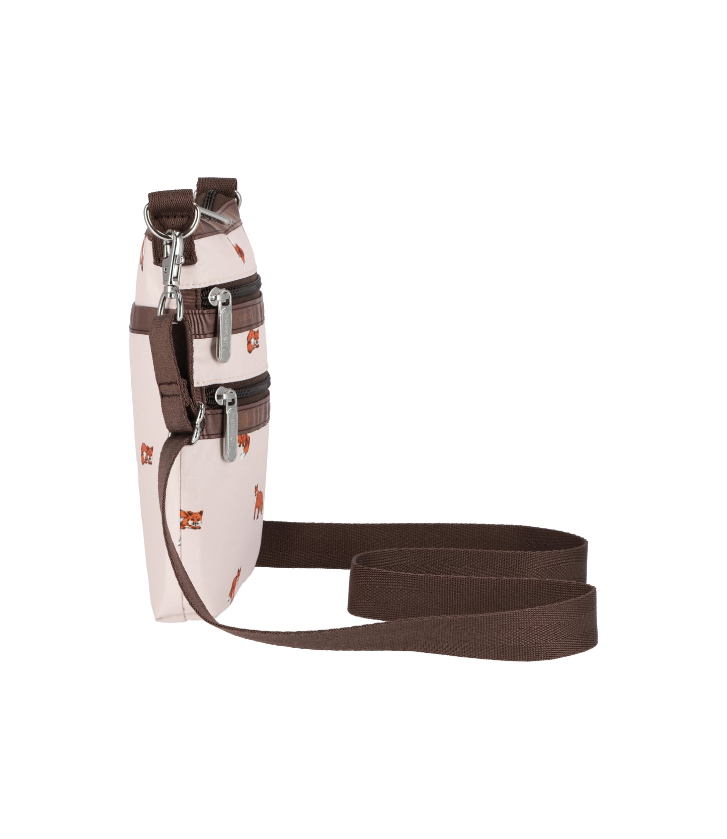 3 Zip Crossbody<br>Dashing Foxes