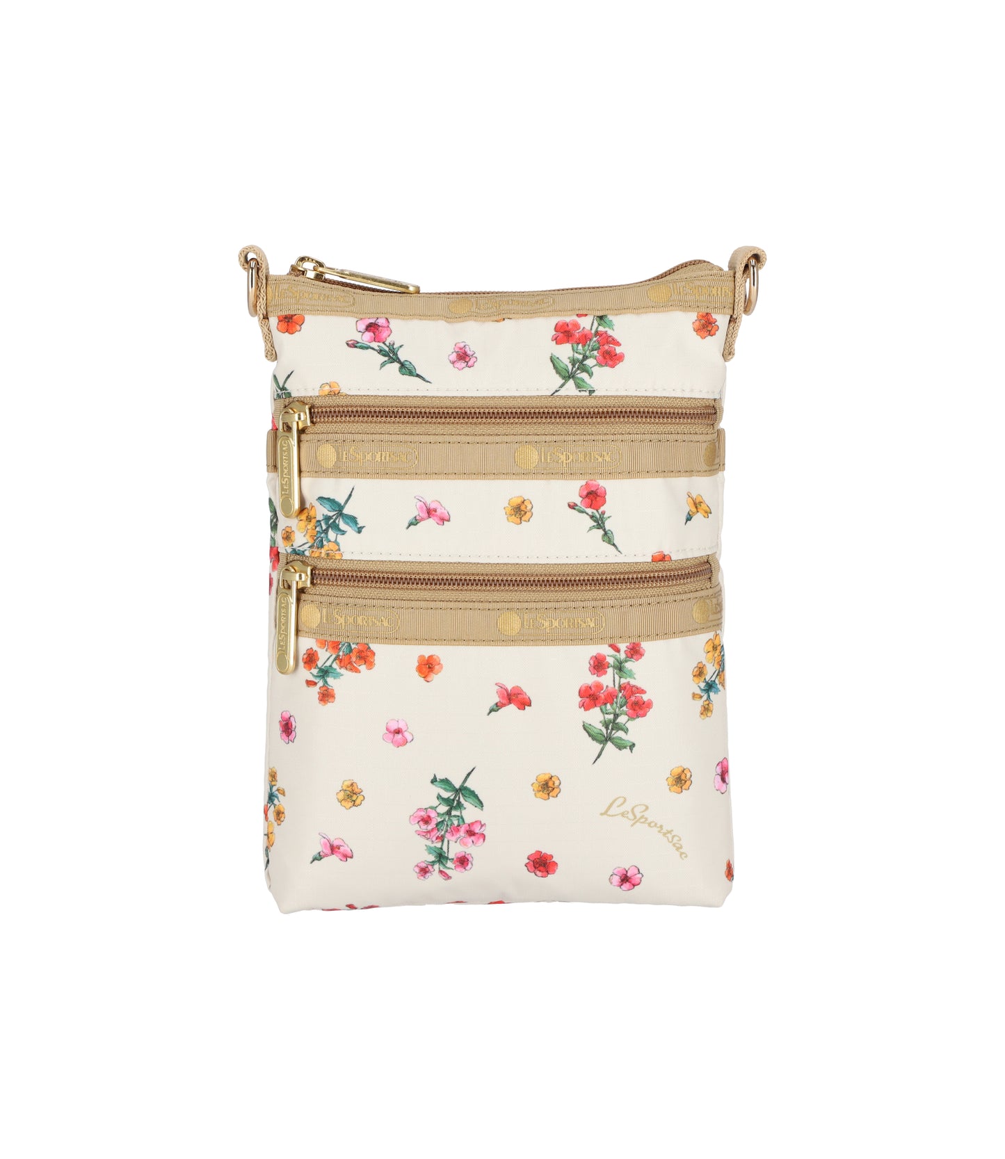 3 Zip Crossbody<br>Dainty Garden