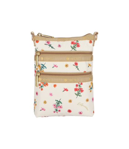 3 Zip Crossbody<br>Dainty Garden