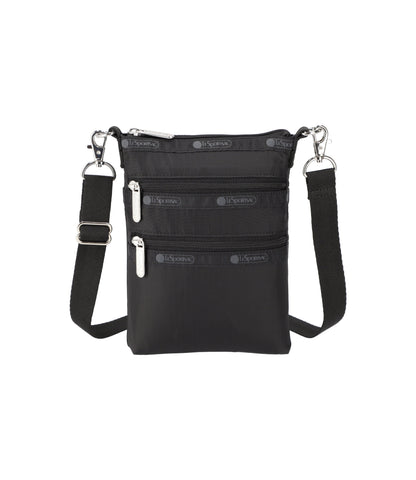 3 Zip Crossbody<br>Recycled Black