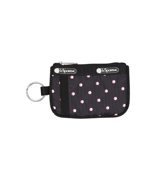 Key Card Holder<br>Pink Geo Dot