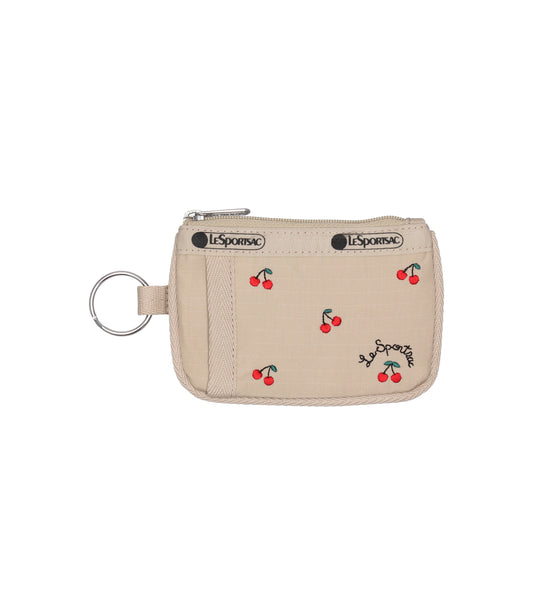 Key Card Holder<br>Cherry Embroidery
