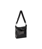 Large Bucket Shoulder Bag<br>Black Shine