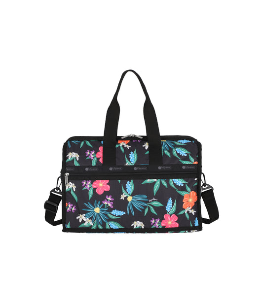 Deluxe Medium Weekender<br>Wild Flower Watercolor