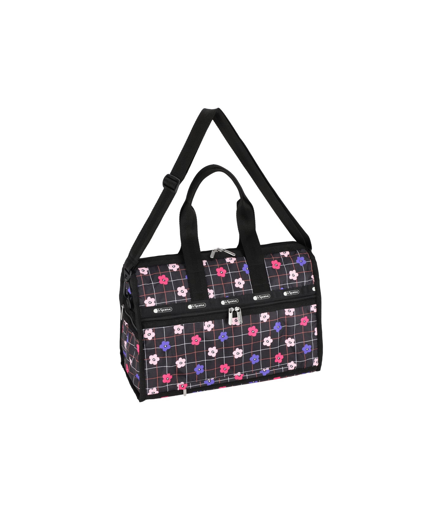 Deluxe Medium Weekender<br>Floral Plaid