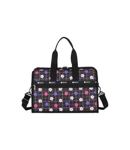 Deluxe Medium Weekender<br>Floral Plaid