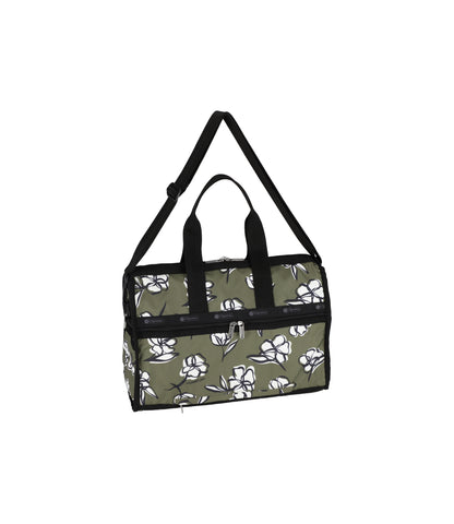 Deluxe Medium Weekender<br>Olive Floral Silhouette