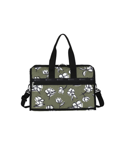 Deluxe Medium Weekender<br>Olive Floral Silhouette