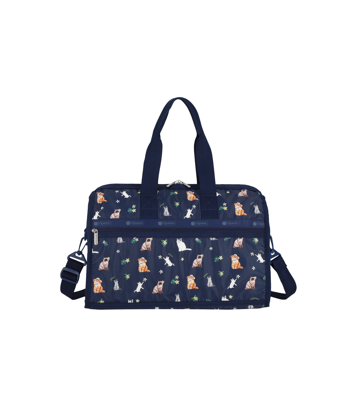 Deluxe Medium Weekender<br>Tropical Meow Cat