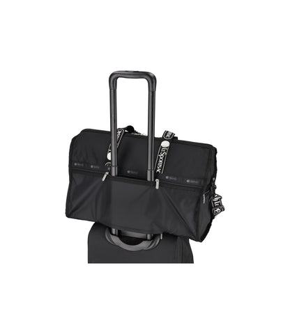 Deluxe Large Weekender<br>Logo Jacquard Black