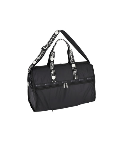 Deluxe Large Weekender<br>Logo Jacquard Black