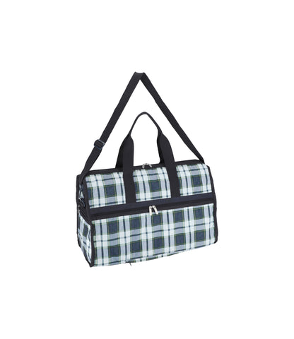 Deluxe Large Weekender<br>Deep Blue Tartan