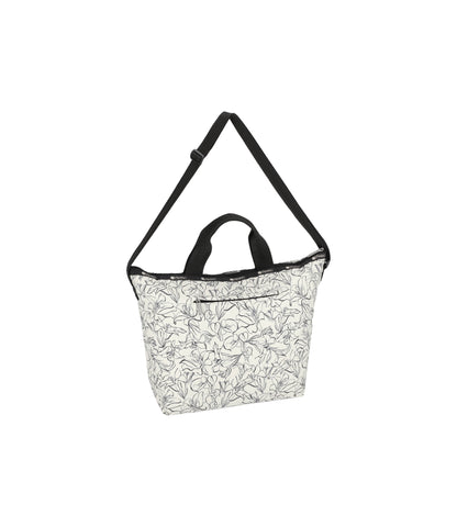 Deluxe Easy Carry Tote<br>Sketched Floral Ivory