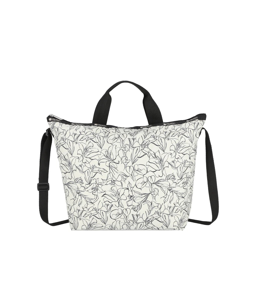 Deluxe Easy Carry Tote<br>Sketched Floral Ivory