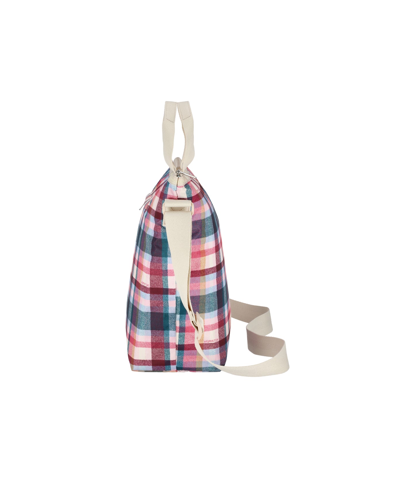 Deluxe Easy Carry Tote<br>Pink Plaid