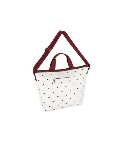 Deluxe Easy Carry Tote<br>Berry Heart Embroidery