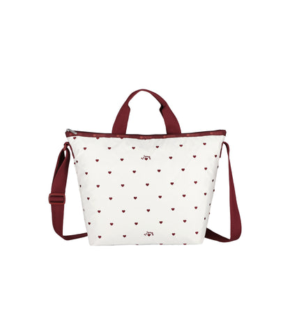 Deluxe Easy Carry Tote<br>Berry Heart Embroidery