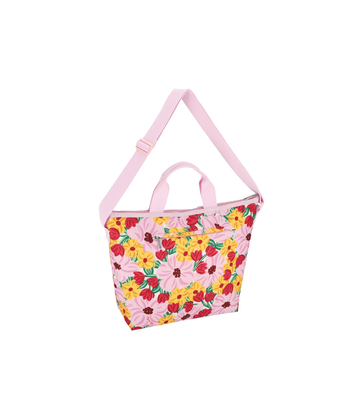 Deluxe Easy Carry Tote<br>Pink Blooms