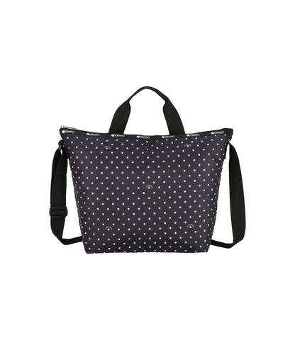 Deluxe Easy Carry Tote<br>Pink Geo Dot