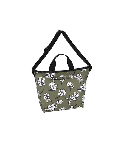 Deluxe Easy Carry Tote<br>Olive Floral Silhouette